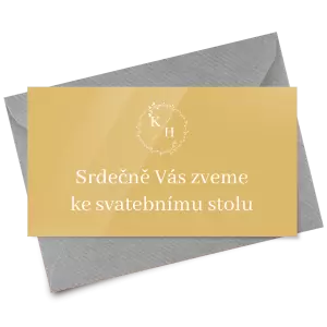 Papírová pozvánka RODIGO