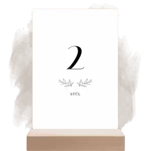 Plexi číslo stolu MINA