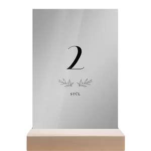 Plexi číslo stolu MINA
