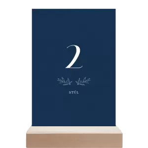 Papírové číslo stolu MINA