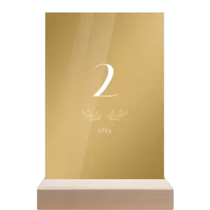 Plexi číslo stolu MINA