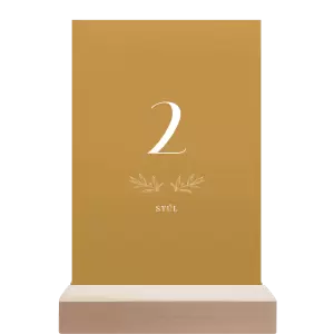 Papírové číslo stolu MINA