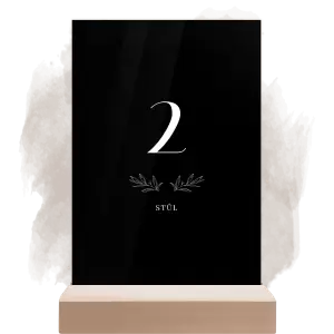 Plexi číslo stolu MINA