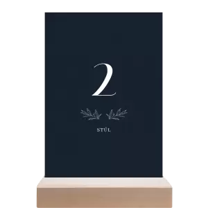 Papírové číslo stolu MINA