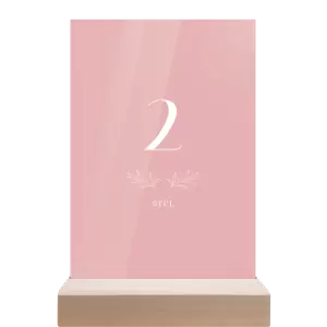 Plexi číslo stolu MINA