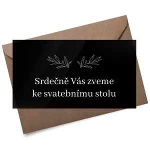 Plexi pozvánka MINA