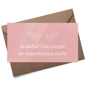 Plexi pozvánka MINA