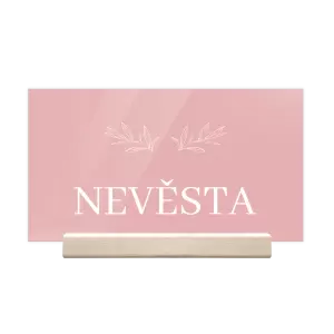Plexi jmenovka MINA
