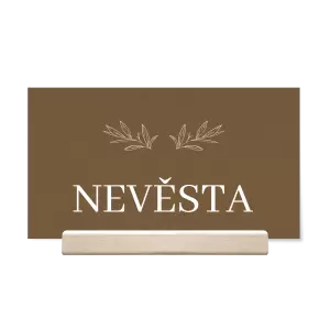 Papírová jmenovka MINA