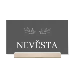 Papírová jmenovka MINA