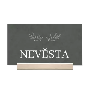 Papírová jmenovka MINA