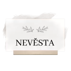 Plexi jmenovka MINA