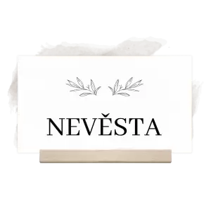 Plexi jmenovka MINA