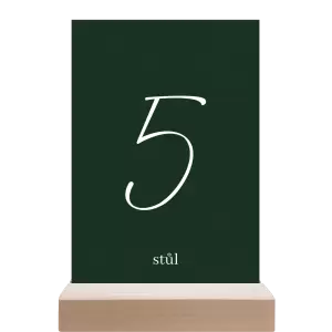 Papírové číslo stolu EASY