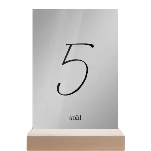 Plexi číslo stolu EASY
