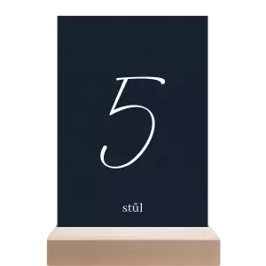 Papírové číslo stolu EASY