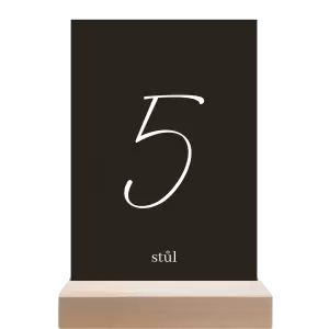 Papírové číslo stolu EASY