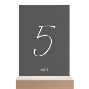 Papírové číslo stolu EASY