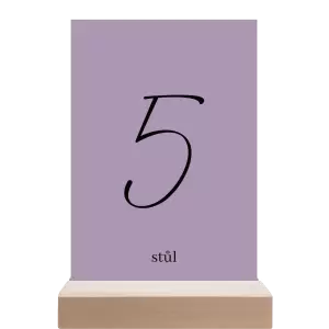 Papírové číslo stolu EASY