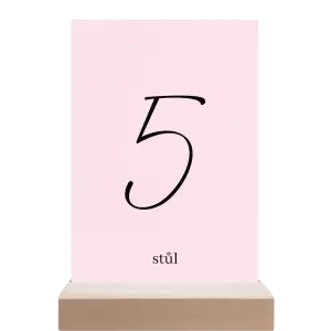 Papírové číslo stolu EASY