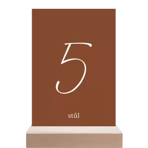 Papírové číslo stolu EASY