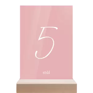 Plexi číslo stolu EASY
