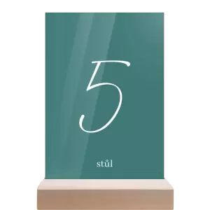 Plexi číslo stolu EASY