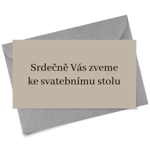 Papírová pozvánka EASY