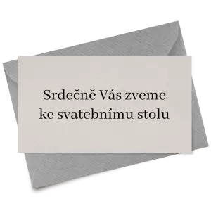 Papírová pozvánka EASY