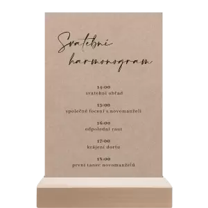 Papírový harmonogram EASY