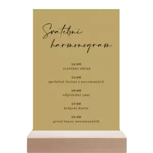 Papírový harmonogram EASY