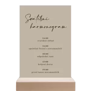 Papírový harmonogram EASY