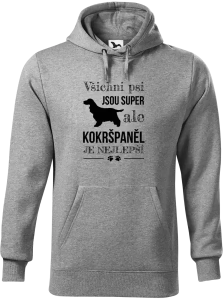 Pánská mikina Kokršpaněl je nejlepší