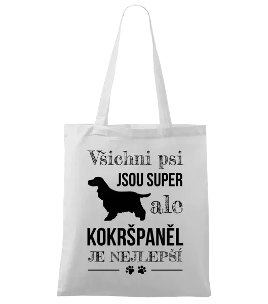 Látková taška Kokršpaněl je nejlepší
