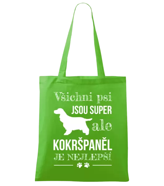 Látková taška Kokršpaněl je nejlepší