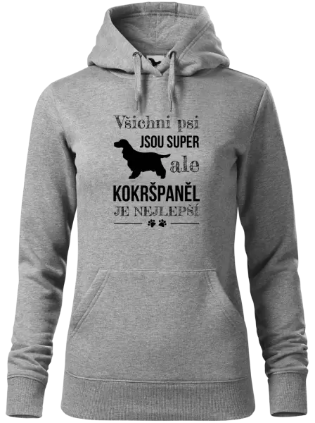 Dámská mikina Kokršpaněl je nejlepší