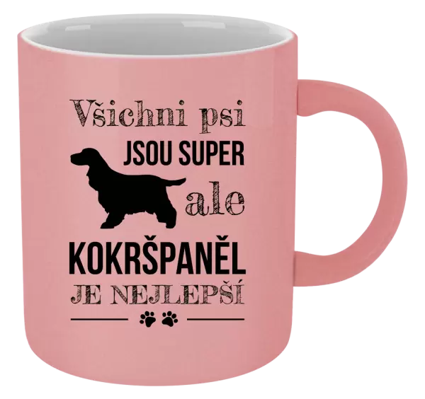 Metalický hrnek Kokršpaněl je nejlepší