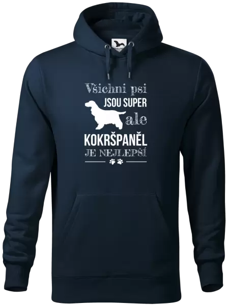 Pánská mikina Kokršpaněl je nejlepší