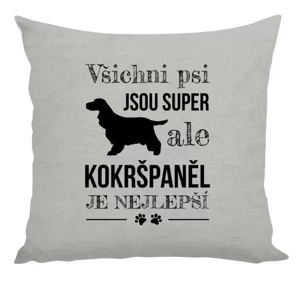 Polštář Kokršpaněl je nejlepší