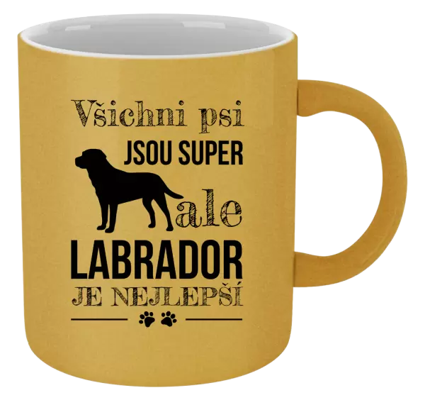 Metalický hrnek Labrador je nejlepší