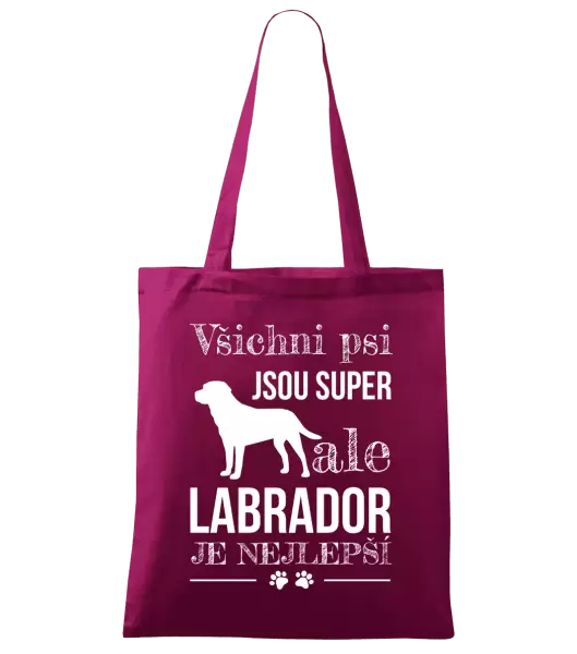 Látková taška Labrador je nejlepší