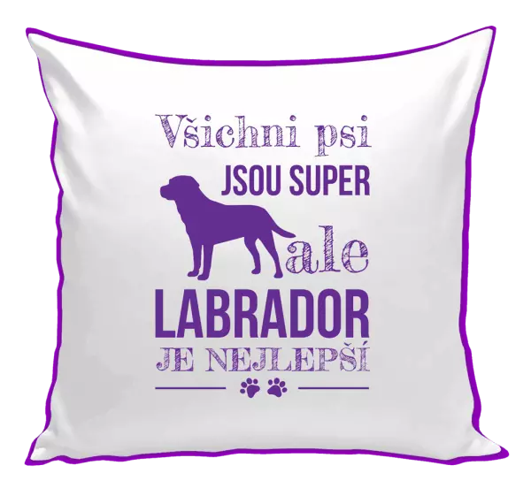 Polštář Labrador je nejlepší