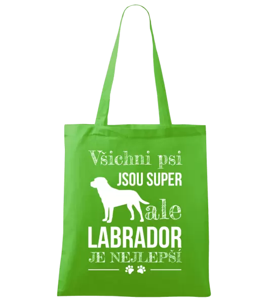 Látková taška Labrador je nejlepší