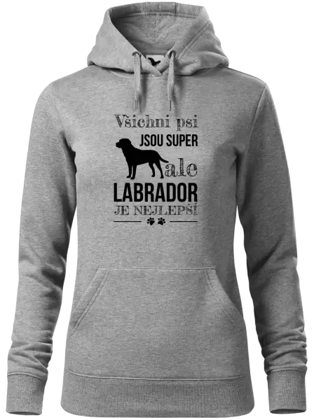 Dámská mikina Labrador je nejlepší