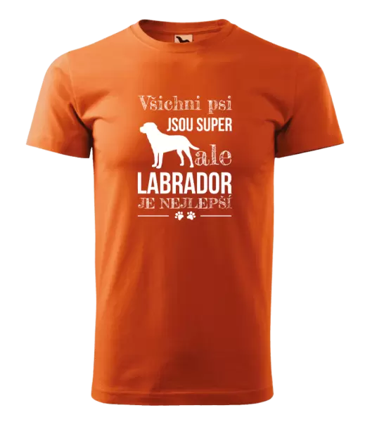 Pánské tričko Labrador je nejlepší