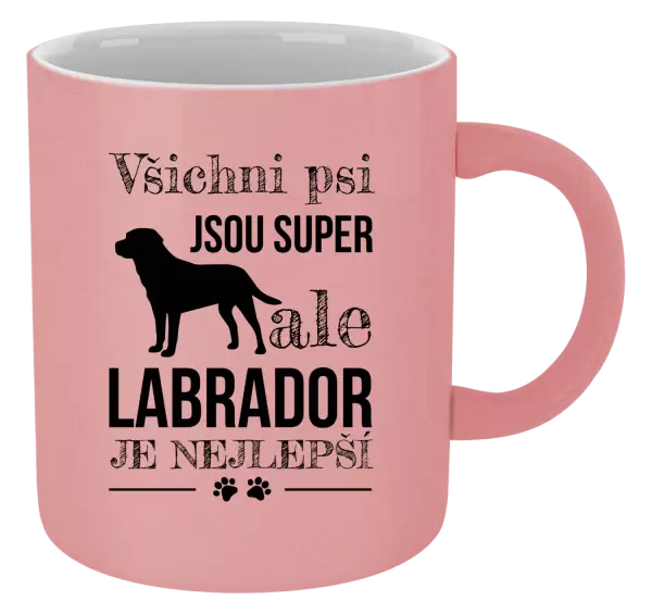 Metalický hrnek Labrador je nejlepší