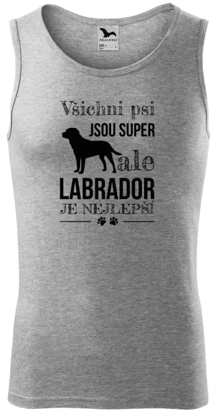 Pánské tílko Labrador je nejlepší