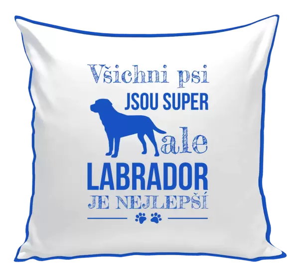 Polštář Labrador je nejlepší
