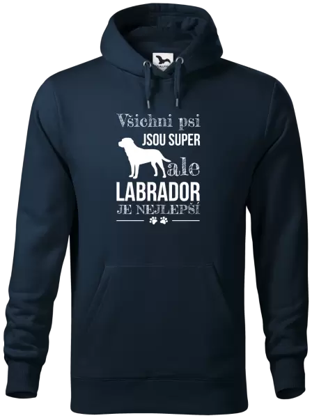 Pánská mikina Labrador je nejlepší