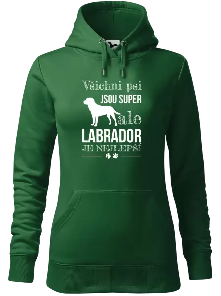 Dámská mikina Labrador je nejlepší